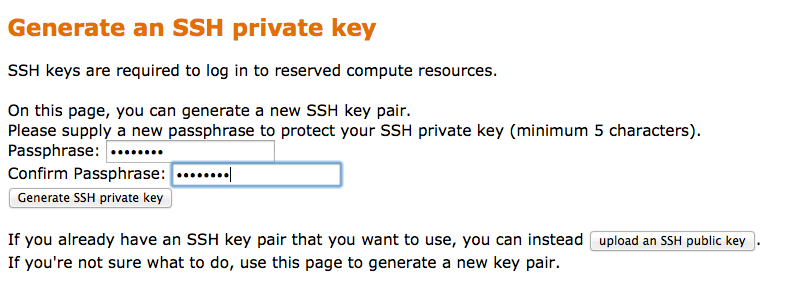 Generate an SSH Key Pair